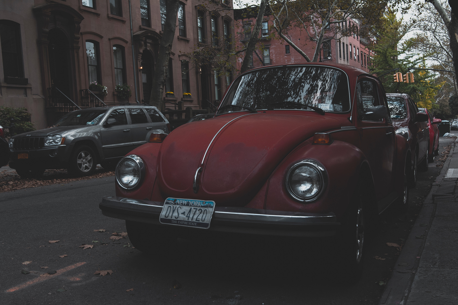 red car in brooklyn